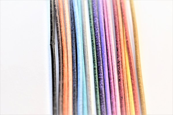 Lederband in verschiedenen Farben 2mm