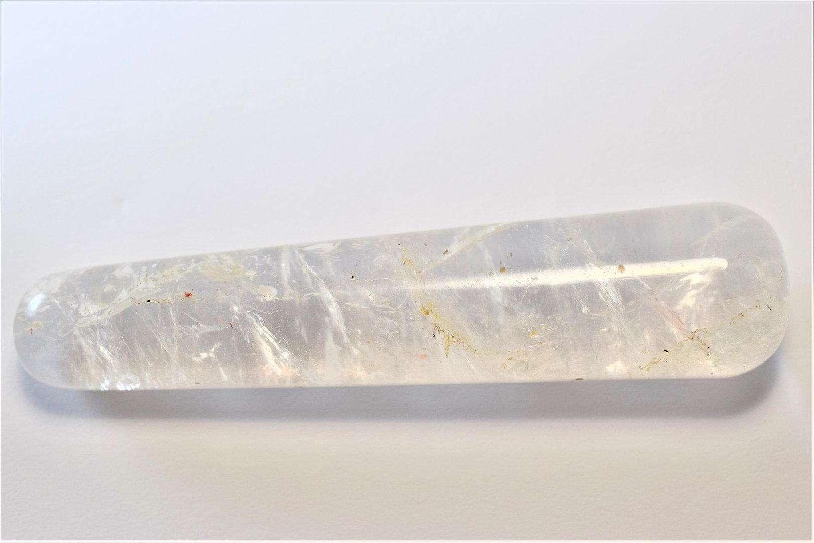 BERK Massagestab Bergkristall mit Runen Chakra Edelsteine Reiki Energie 11,5 cm 