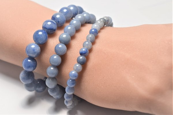 Blauquarz-Armband (blauer Aventurin)